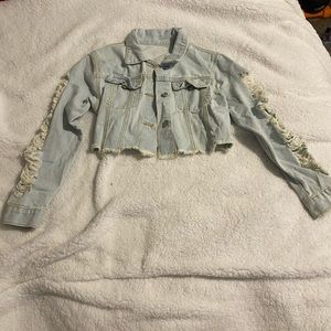 ripped jean jacket